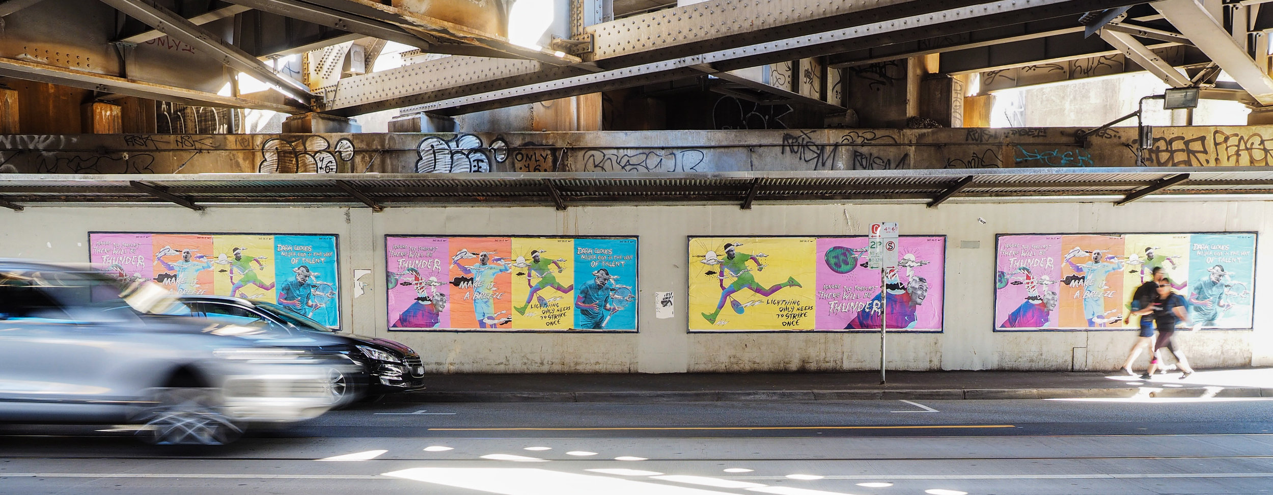 Nike Australian Open campaign visual